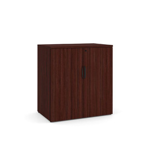 PL152 37"H STORAGE CABINET- Mahogany
