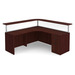PBTC71L 71" CORNER TRAN TOP LEFT- MAHOGANY
