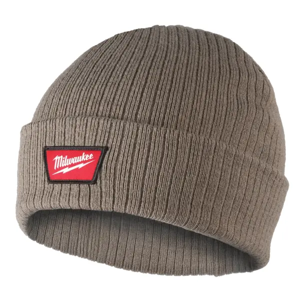 MILWAUKEE AM750BRN - Rib-Knit Cuffed Beanie - Brown