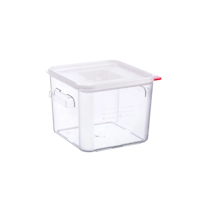 Araven 31853 Square Polycarbonate Container, 6 L./ 6,3 qt