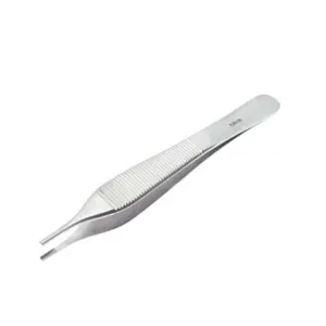  Adson Brown Forceps  O/L 120mm Str, Dispo 10/bx 10-1307