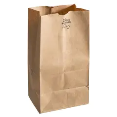 71026 DURO 25# SQUAT HEAVY BULWARK 57# BASIS KRAFT BAG, 8.2 X 6.1 X 15.9" 400/BD