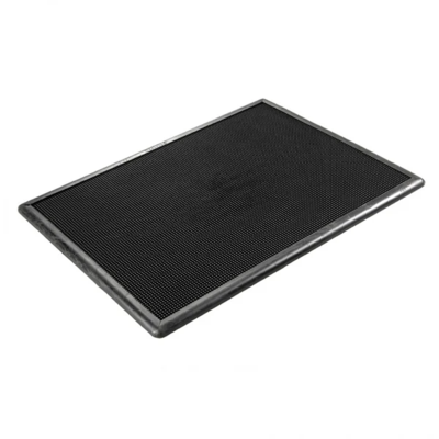 Sanitizing Footbath Mat - 2' x 2-2/3' - Black