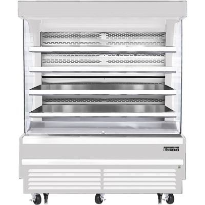 Everest EOMV-72-W-35-T Open Air Merchandiser 8 Shelves, 230v, NSF - 37 cu. ft.
