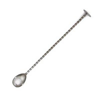 Spill-Stop 825-34 Bonzer Disc Muddler Bar Spoon, 10-3/5" (25cm)