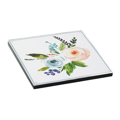 Cal-Mil 22049-1212-96 12"W x 12"D x 1"H Midnight Serving Tray