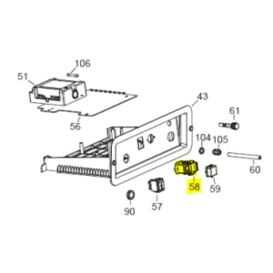 Veloci Heater Thermostat Port 