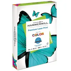 11 X 17 24 LB 98 BRIGHT HAMMERMILL LASER COPY PAPER, 104620, 500/RM 5 RMS/CS