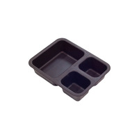 Cook's Brand 321 3-Compartment Silicone Flex Tray (Case/24)