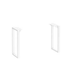 PLTLP-HS-27 27" LOOP HUTCH SUPPORT SET- WHITE