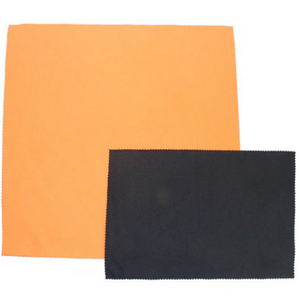 Orange Suede Microfiber Cloth - 16" x 16"