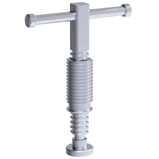 Carr Lane CL-15-BLTE-ZC Bar-Lok Quick Acting Screw Clamp, Sliding Bar Handle, Extra-Large Foot