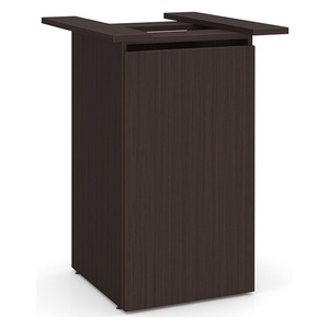 PLCUBED2040 40" CUBE BASE WITH DOOR- ESPRESSO
