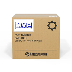 Brush, 17" Nylon W/Plate