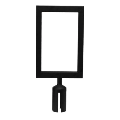 Winco CGSF-12K Sign Frame fits on Top of Stanchion