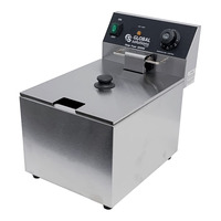 Global Solutions GS1611-120 16 Lb Deep Fryer, 120 Volt