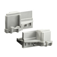 Cambro ECC1580 Camshelving Elements Corner Connector Set Brushed Graphite