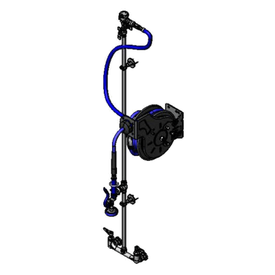 T&S Brass B-1433-7212-01 Hose Reel System Open