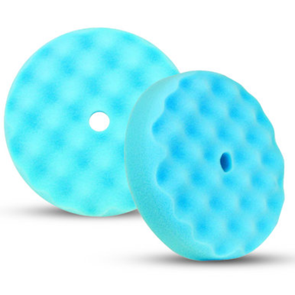 Blue Waffle Pad Ultra Finish 2 Pack