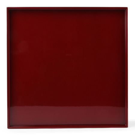 Tray Square Red 11-3/4