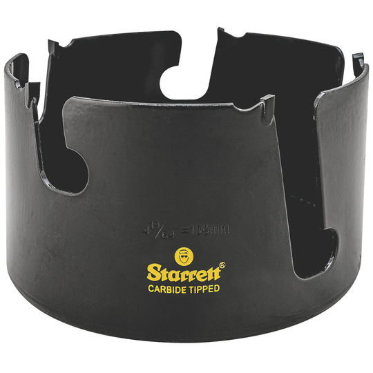 STARRETT MPH0456 4-5/16'' (109mm) Carbide Tipped Multi-Purpose Hole Saw