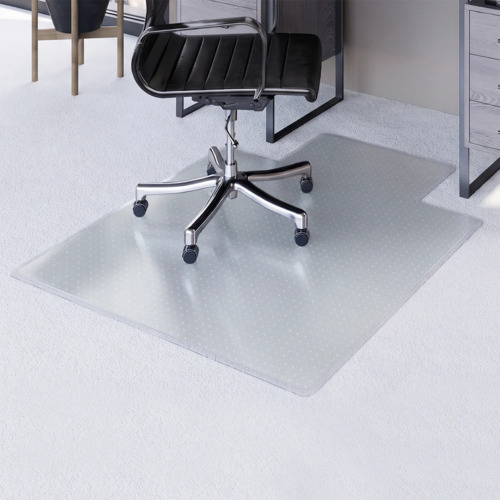 Clear Chair Mat for Medium Pile Carpet 45" x 53" with Lip