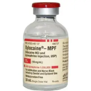 Xylocaine w/epi, Injection, 1%, 30 mL (25/pk) Vial NDC 63323048737