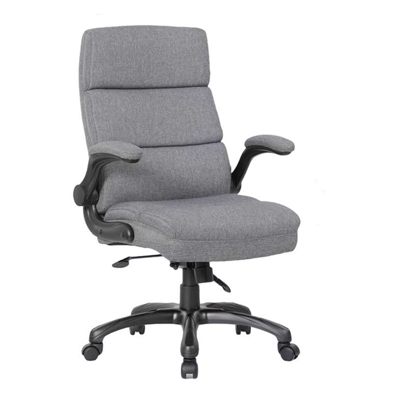14280 High Back Fabric Executive Chair- Gray