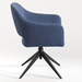 CHK68068BLU0701 - SARON GUEST CHAIR - Blue with Memory Spider Base