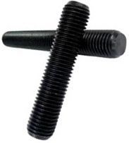 NO. 8" - 32 X 2" FULLY THREADED STRAIGHT ROD ALLOY STEEL 33-39 HRC PLAIN
