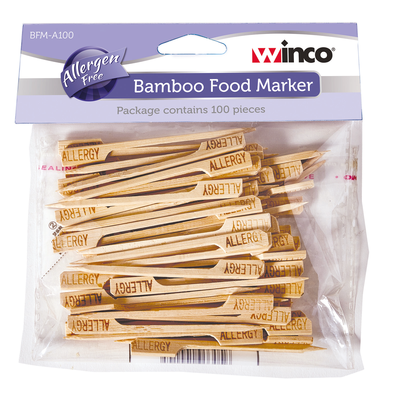 Winco BFM-A100 3-1/2" Long Oa Food Marker