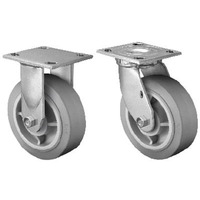 Great Lakes Caster 320620SPBR 6" Rigid Semi-Pneumatic Caster