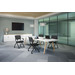 5484 MESH BACK NEST CHAIR WITH ARMS - Black