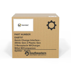Kaivac - EABT07 - Quick Change Interface - 36Vdc Gen 2 Plastic Gen 3 Receptacle W/Charger W/Iot W/Companion Splitter - Kohls