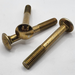 M8 - 1.25 X 60MM ISO 8678 SHORT SQUARE NECK ROUND HEAD BOLT 8.8 ZINC YELLOW