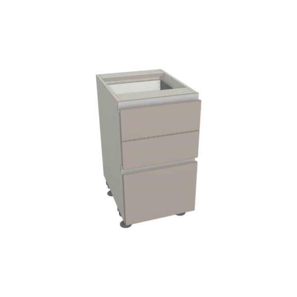 Capri Gola Base 3 Drawers 18" x 34.5" x 23.75"