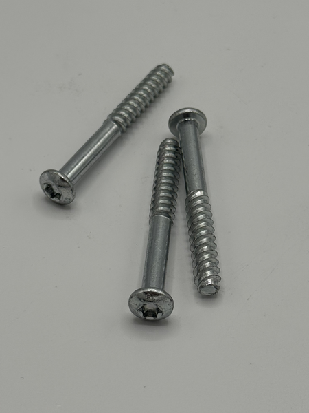 PLASTITE 48 -REF- 1/4" - 10 X 2 1/4” 6 LOBE PAN HEAD THREAD FORMING SCREW TRI-ROUND STEEL CASE HARDENED ZINC TRIVALENT CLEAR PER PRINT