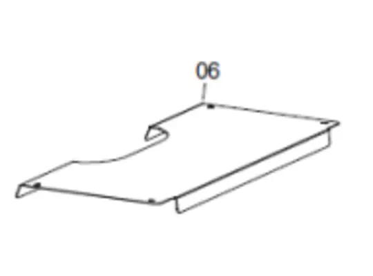Veloci Heater Replacement Top Panel - Fire 155