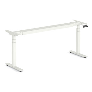 PLTEAB4872E3S2MWF24  DELUXE ELECTRIC HEIGHT ADJUSTABLE TABLE BASE- WHITE