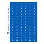 Shoulder Pad ID Adhesive Sticker Sheets