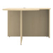 PL133R 71" BULLET DESK W/CORNER EXTENSION- RIGHT- Maple