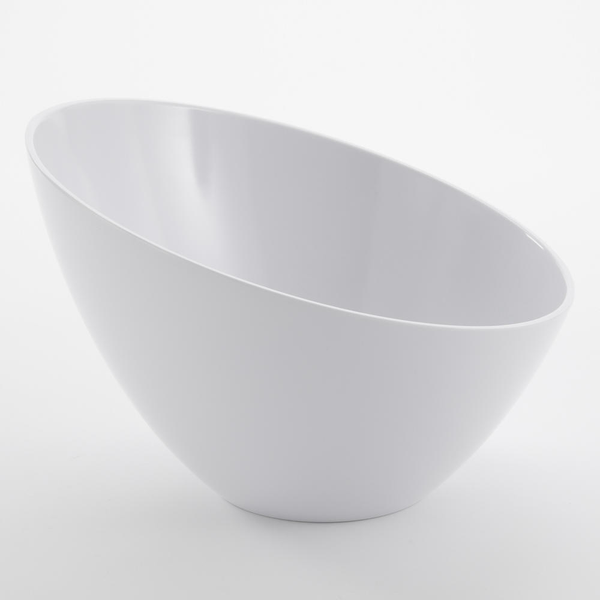 Angled Round Melamine Bowls