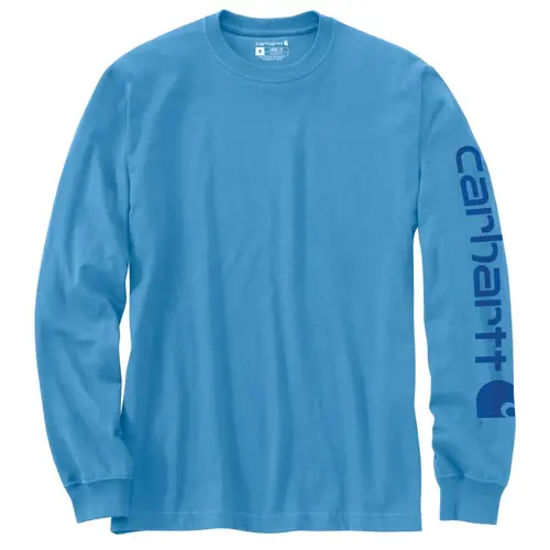 CARHARTT K231 - Long Sleeve Graphic T-Shirt - Tranquil Blue