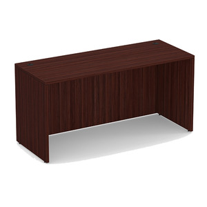 PL129 24"D x 60"W CREDENZA SHELL- Mahogany