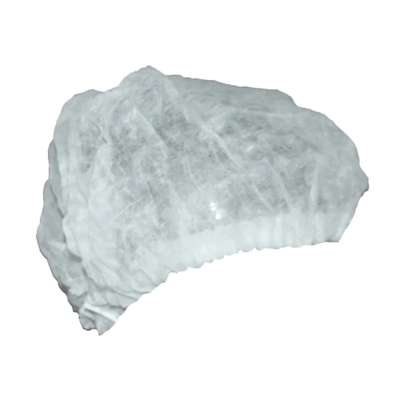 Bouffant Cap - Pleated - Polypropylene - 22" - White