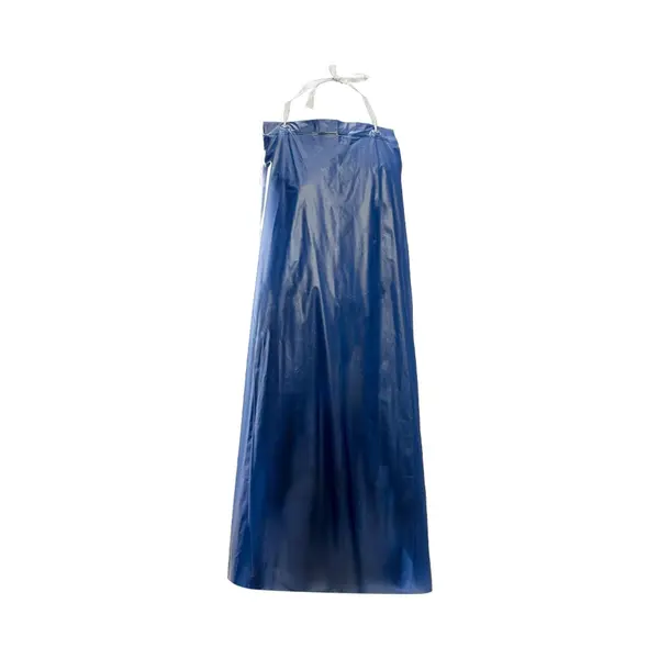 Blue Vinyl Apron - 45 x 35"