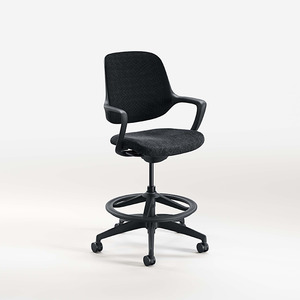 17851 KONFURB NIRO DRAFTING STOOL - Black