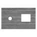 PL309 CABINET TOP  - Newport Gray