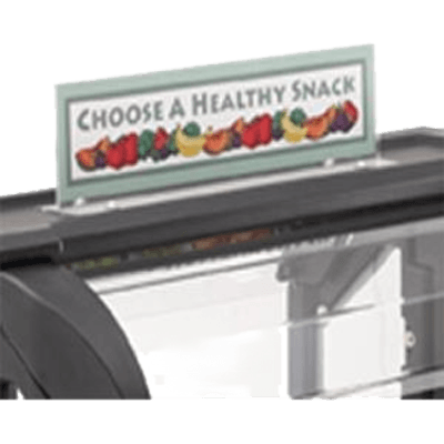 Cambro VBRSHTS152 Versa Food Bar Sign Holder Clear