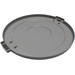 Carlisle 84105623 Trash Bin Lid, 27" Dia, Snap Locks, Gray, NSF